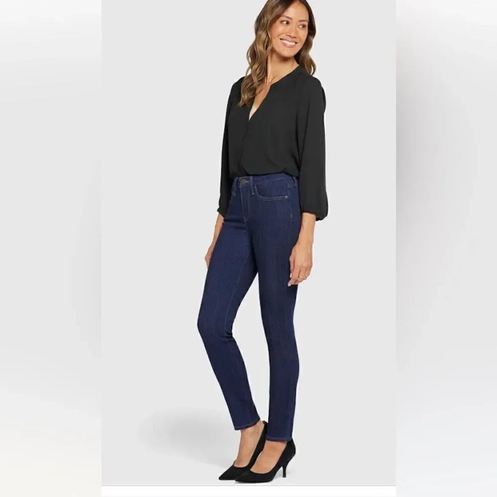 NYDJ Ami Skinny, dark wash, size 10